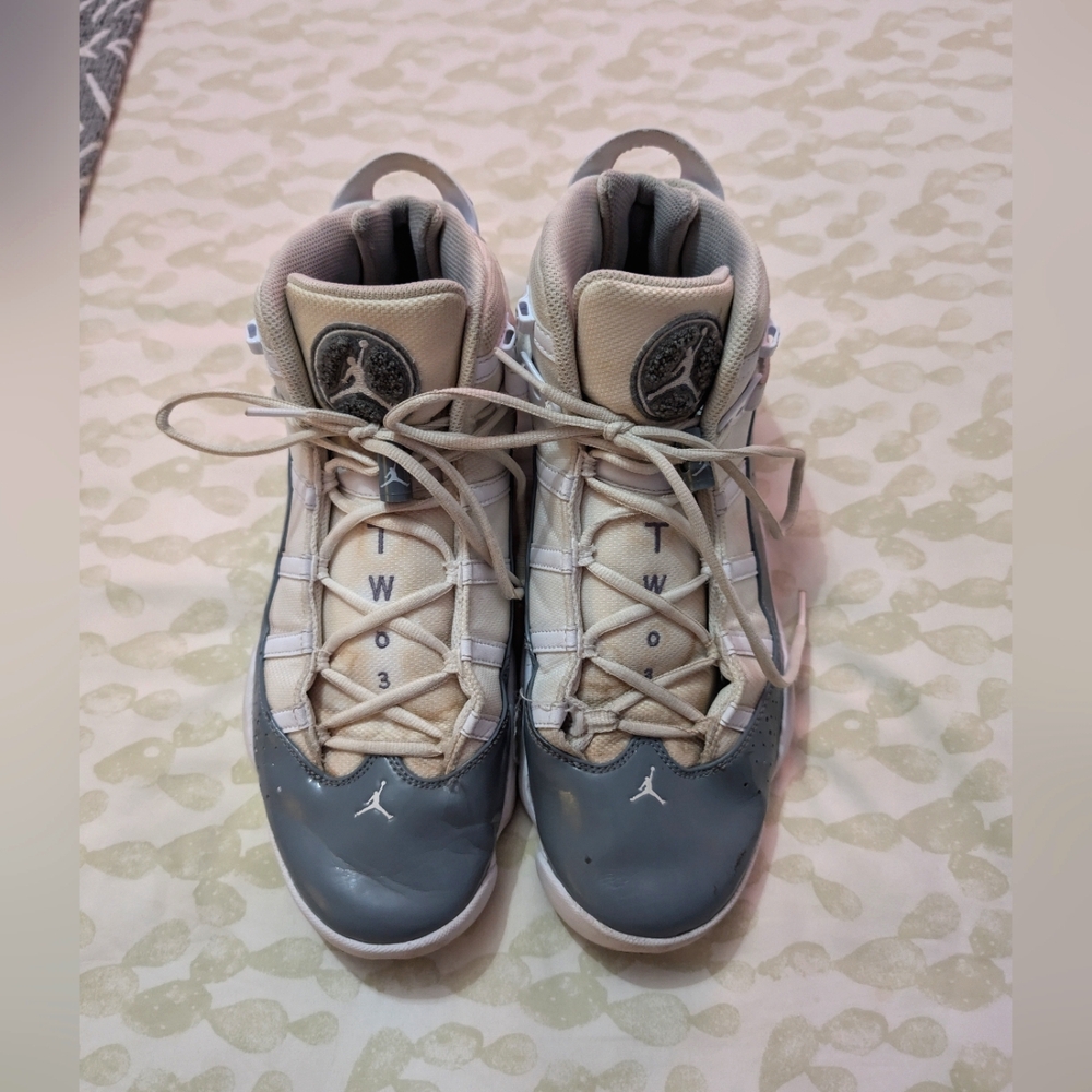 Nike Jordan 6 Rings White Cool Grey 322992 121